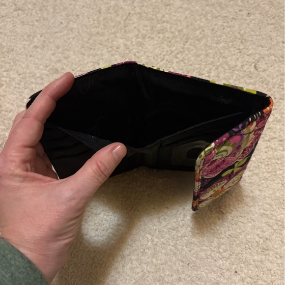Vera Bradley TriFold Wallet in Pirouette Pink - Picture 5 of 7